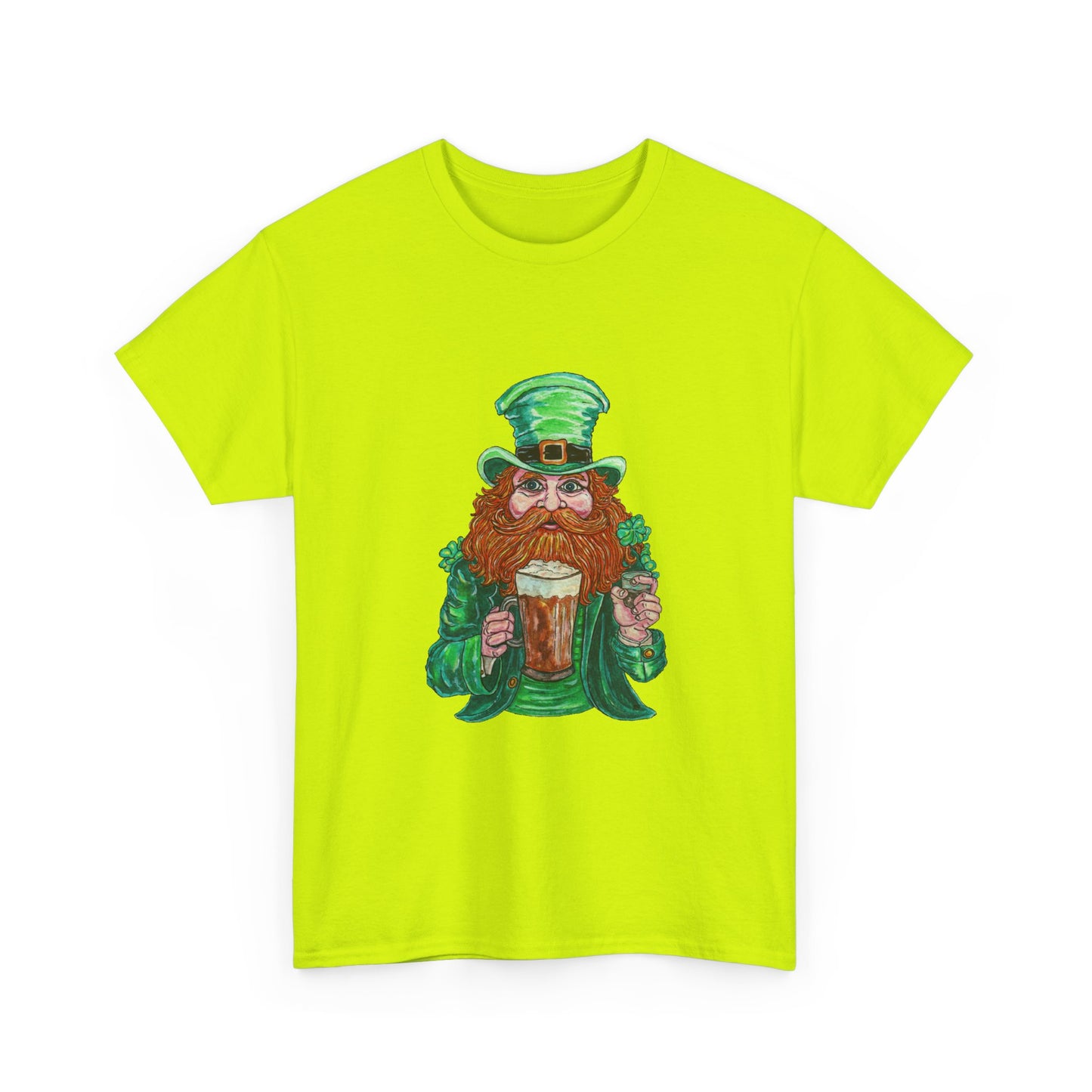 Drunken Leprechaun Unisex Heavy Cotton Tee