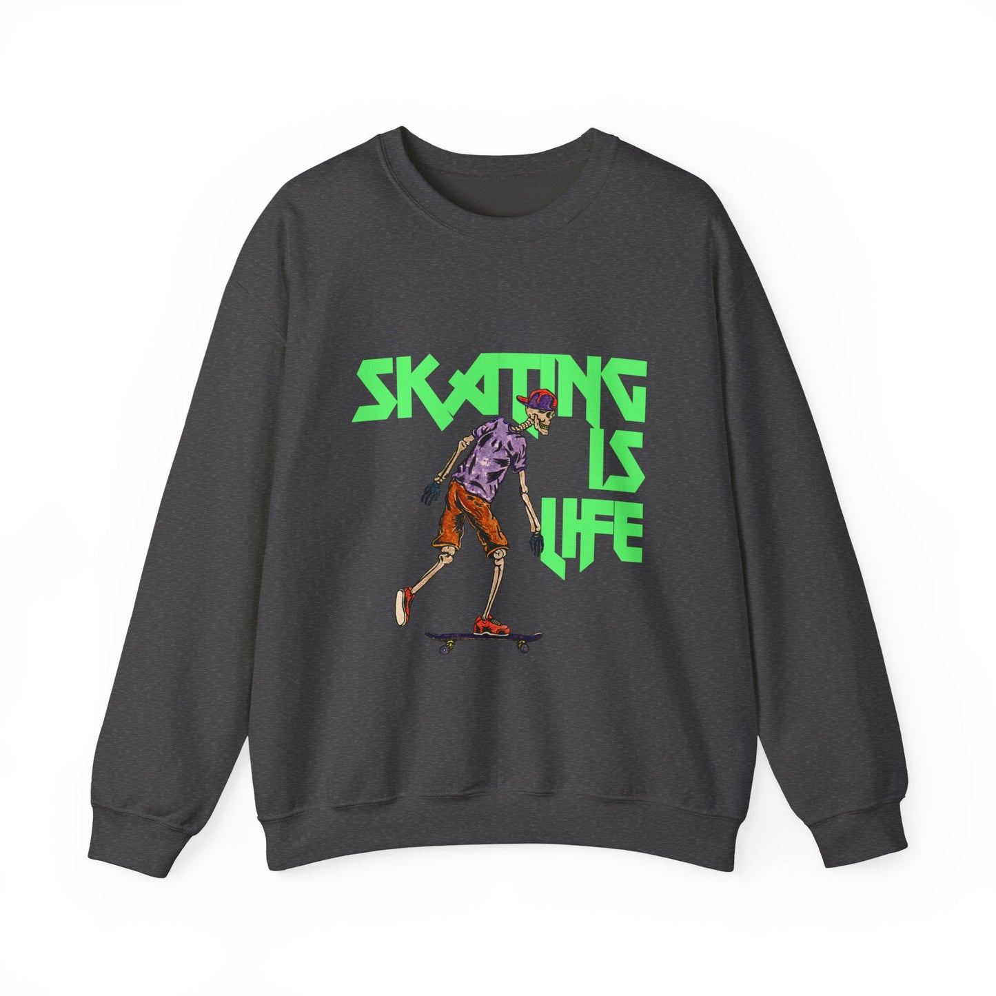 Skating is Life Unisex Heavy Blend™ Crewneck Sweatshirt