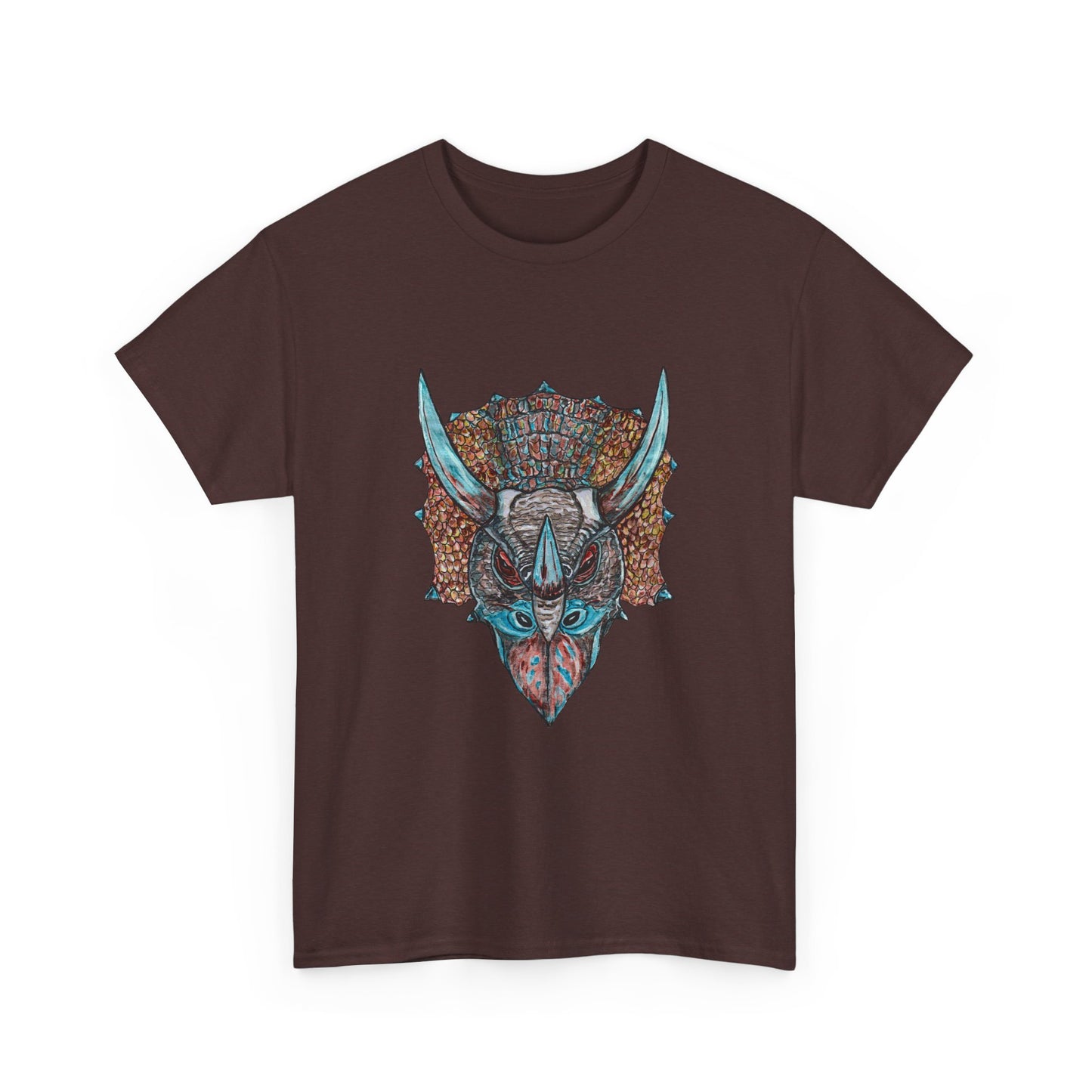 Triceratops Unisex Heavy Cotton Tee
