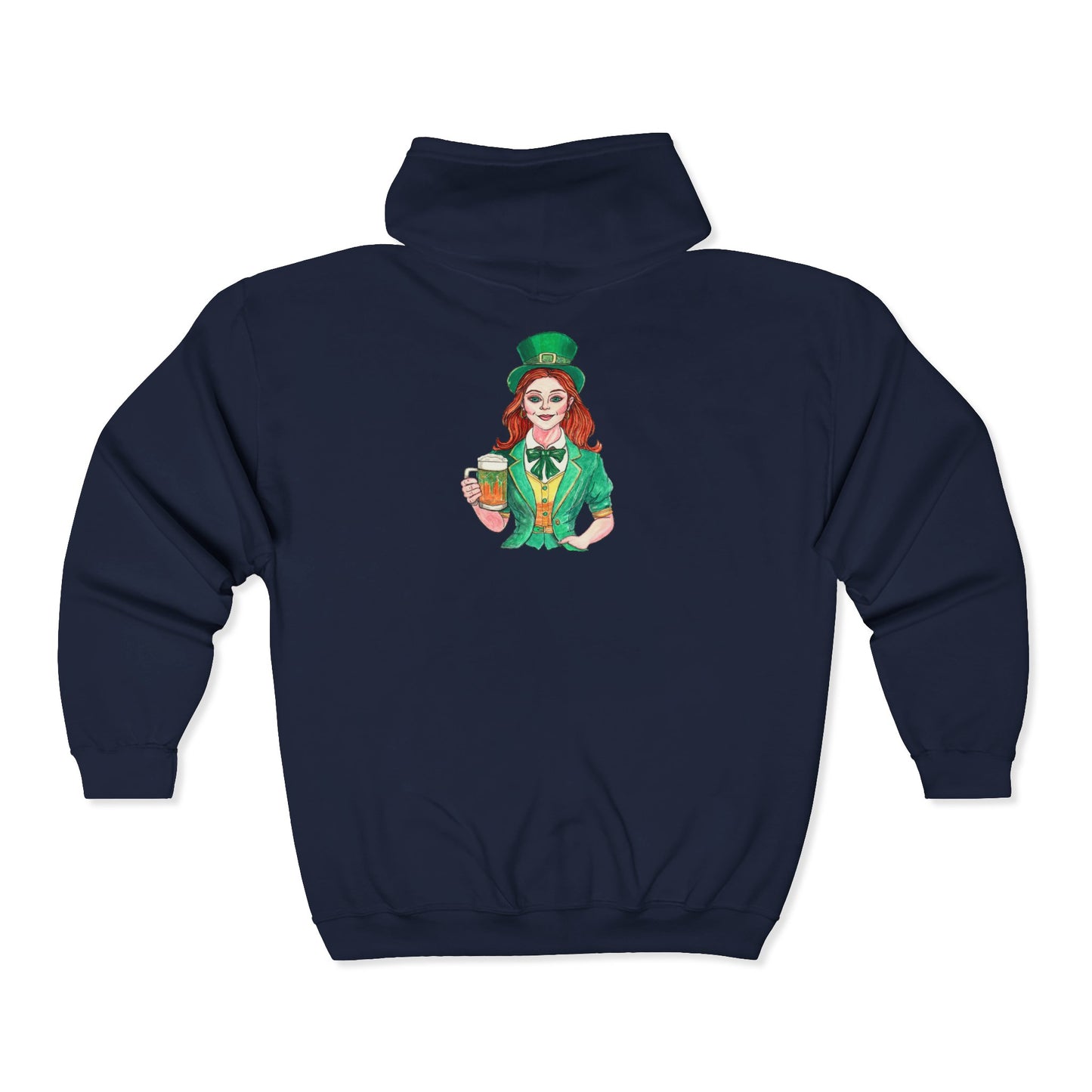 Paddy Day Cheers Unisex Heavy Blend™ Full Zip Hooded Sweatshirt
