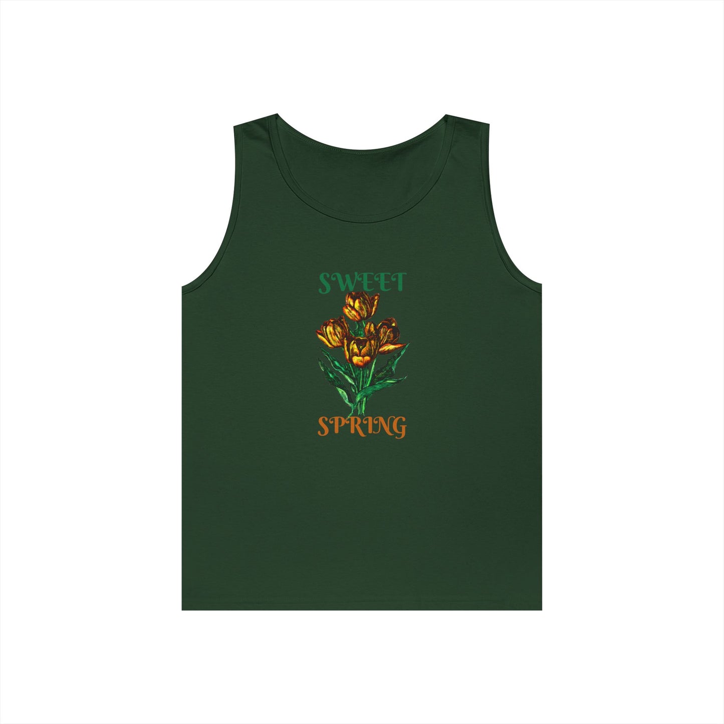 Sweet Spring Unisex Heavy Cotton Tank Top