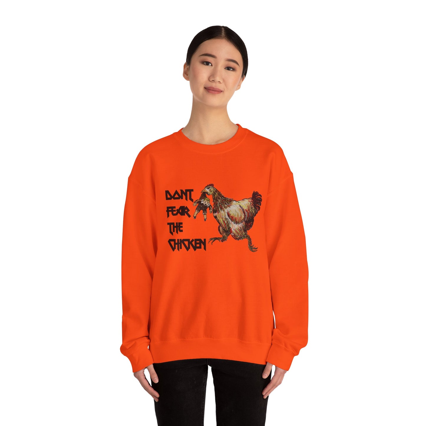 Don't Fear the Chicken Unisex Heavy Blend™ Crewneck Sweatshirt