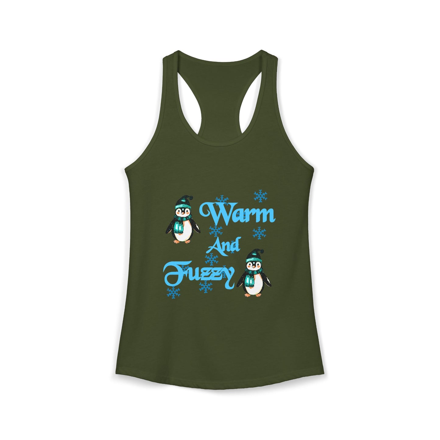 Warm and Fuzzy Women's Ideal Racerback Tank