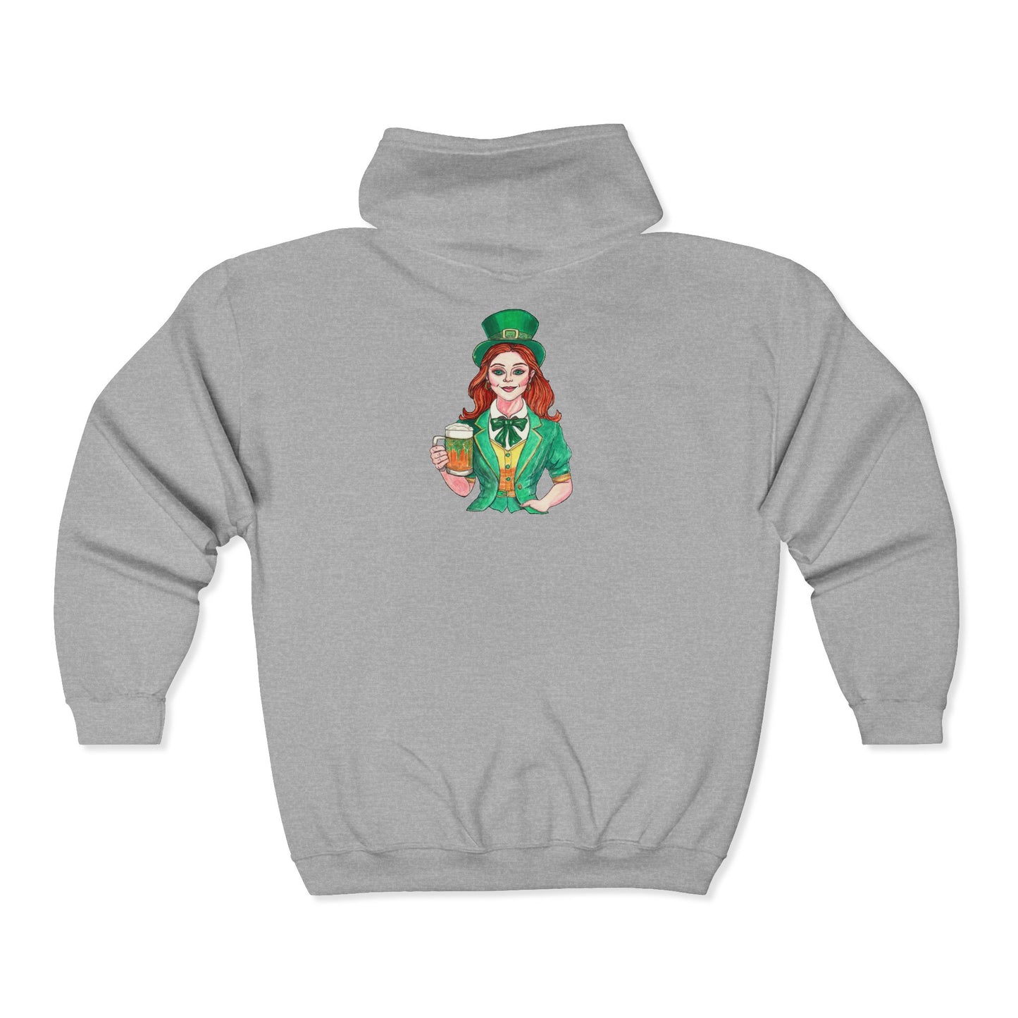 Paddy Day Cheers Unisex Heavy Blend™ Full Zip Hooded Sweatshirt