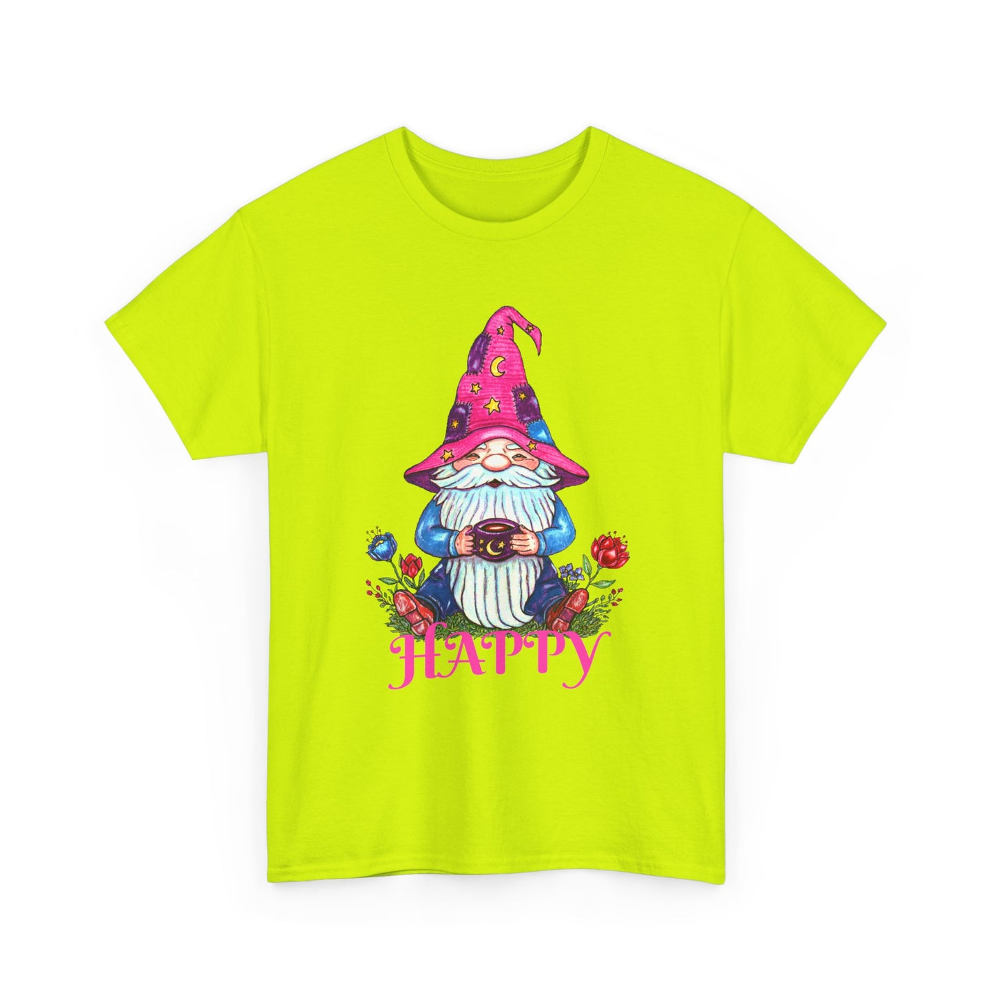 Happy Gnome Unisex Heavy Cotton Tee