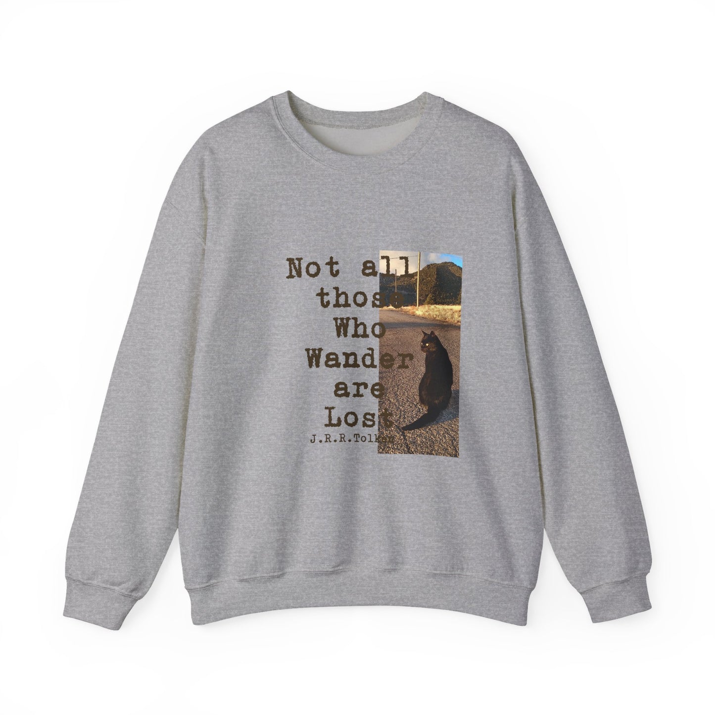 Wandering Kitty Unisex Heavy Blend™ Crewneck Sweatshirt
