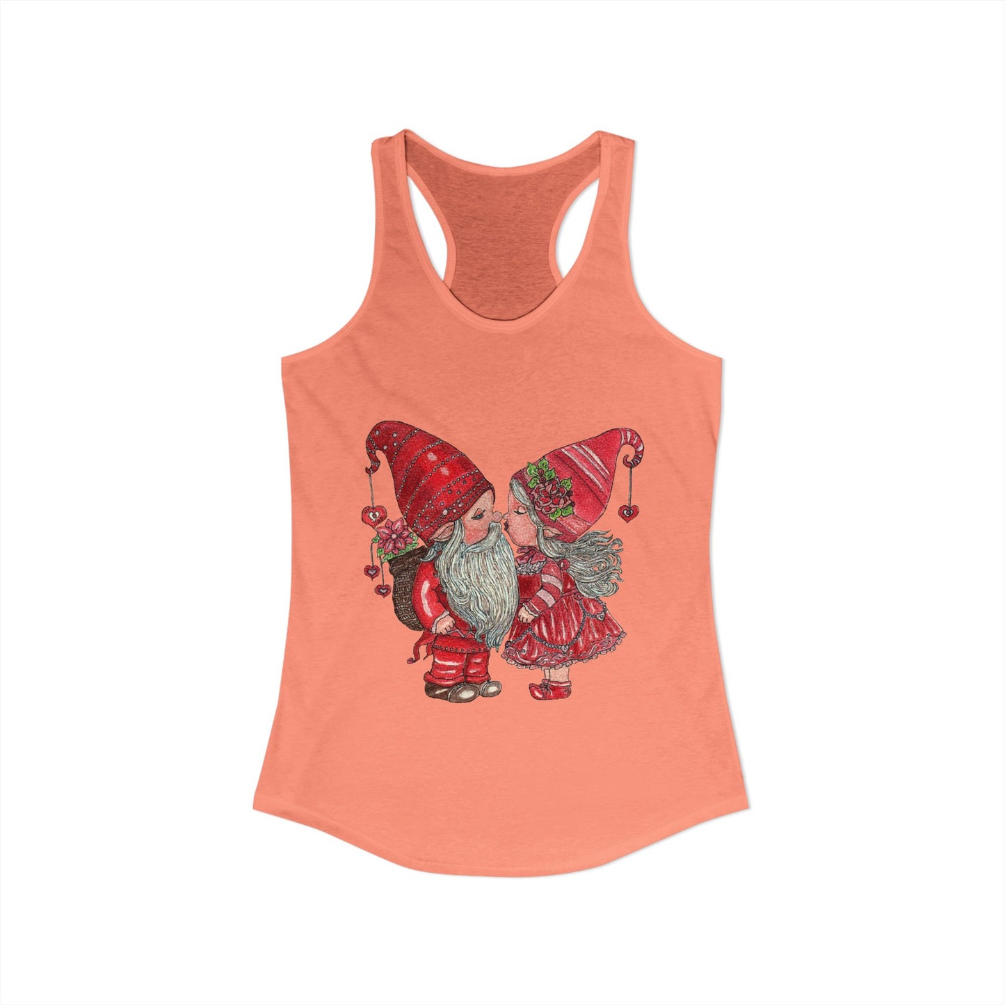 Gnome Lovers Women's Ideal Racerback Tank