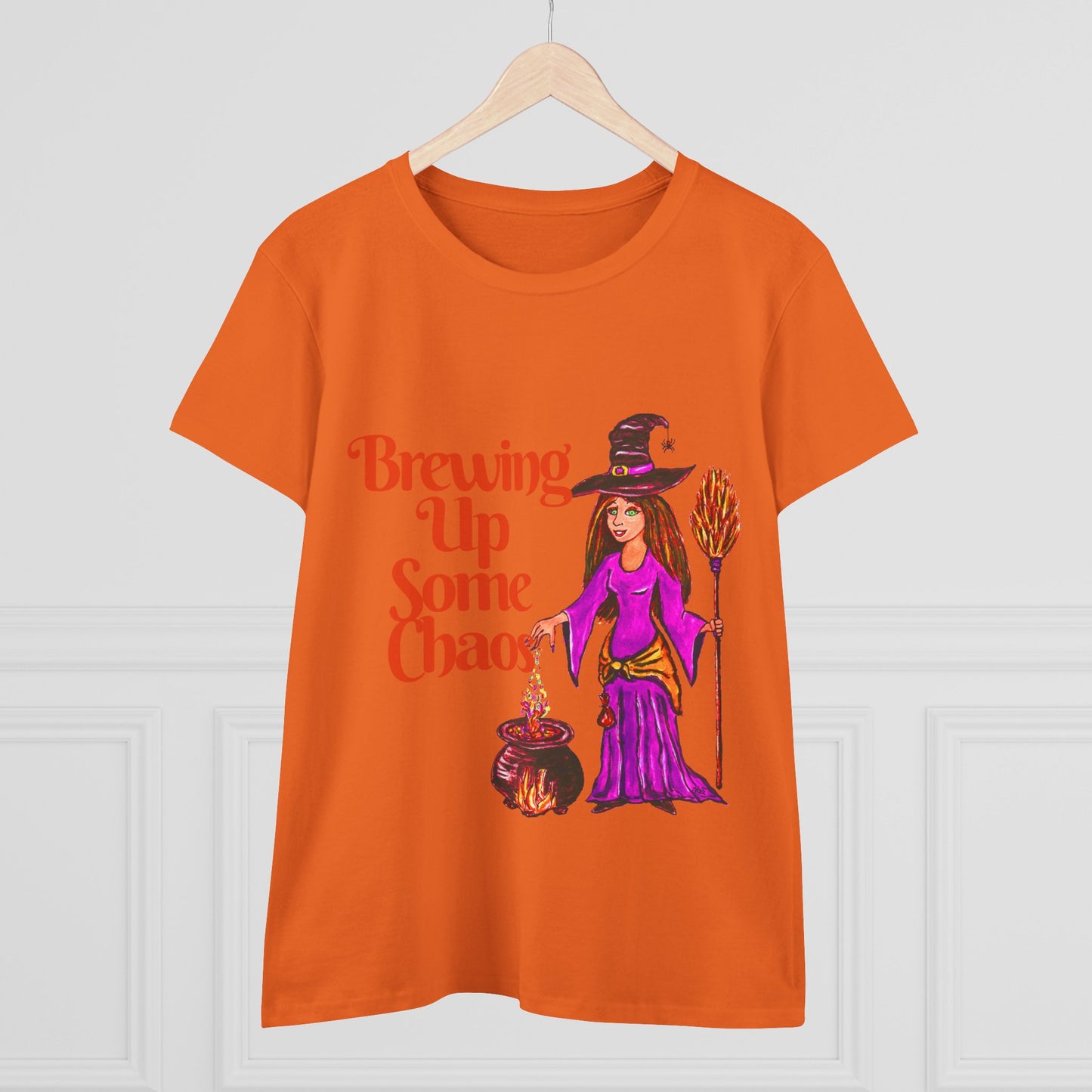 Brewing Up Some Chaos Women's Midweight Cotton Tee