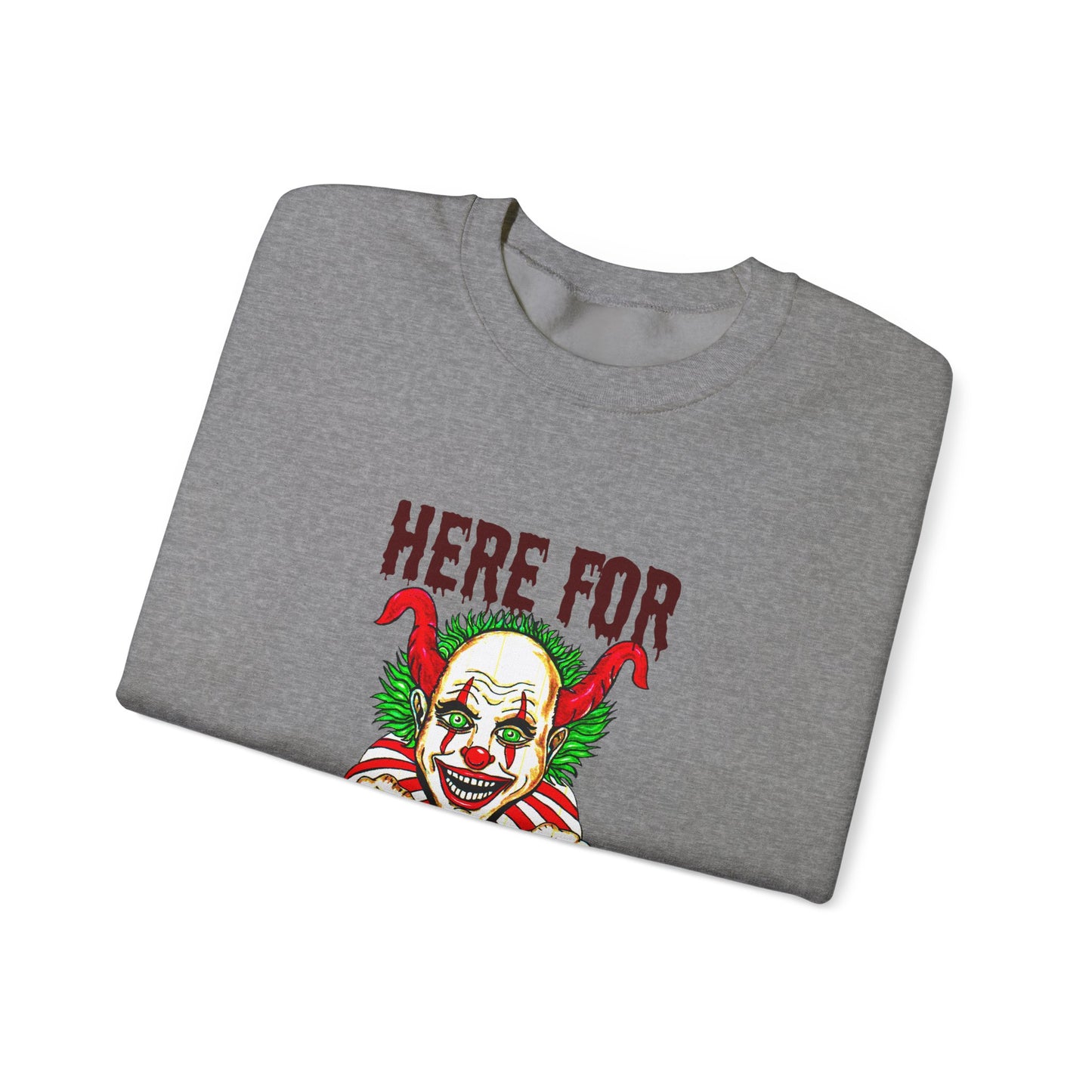 Here for Your Candy Unisex Heavy Blend™ Crewneck Sweatshirt