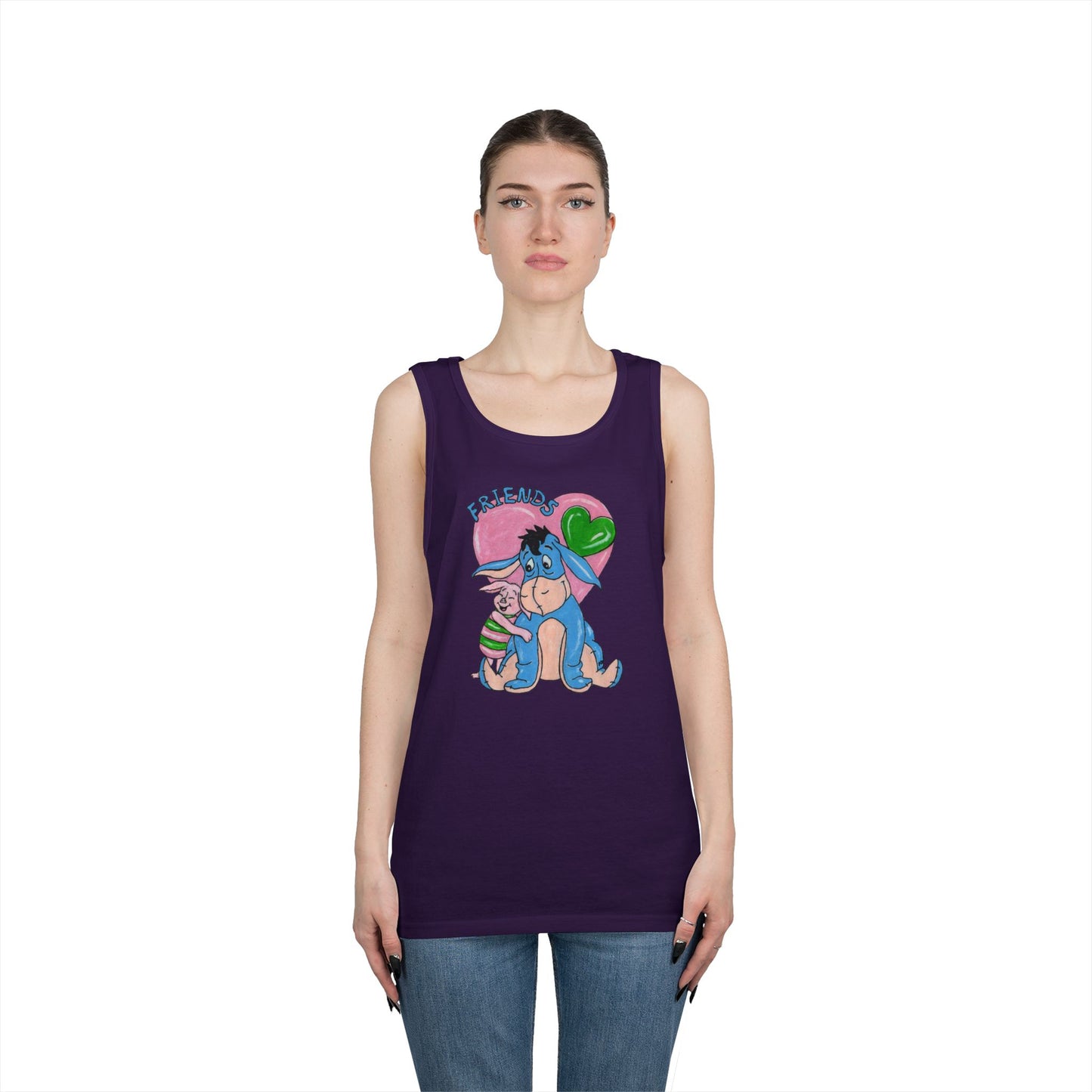 Best Friends Unisex Heavy Cotton Tank Top