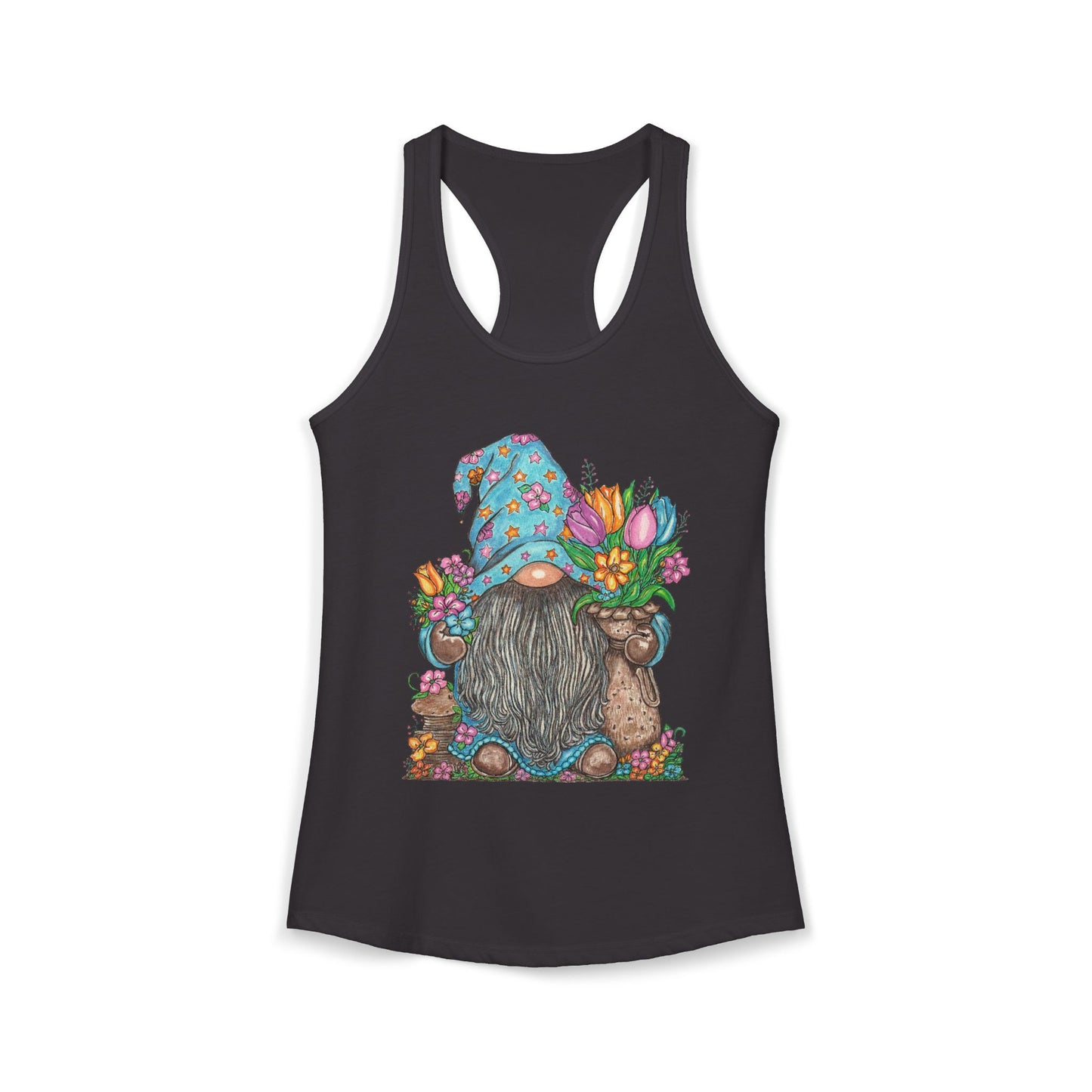 Gardening Gnome Women's Ideal Racerback Tank