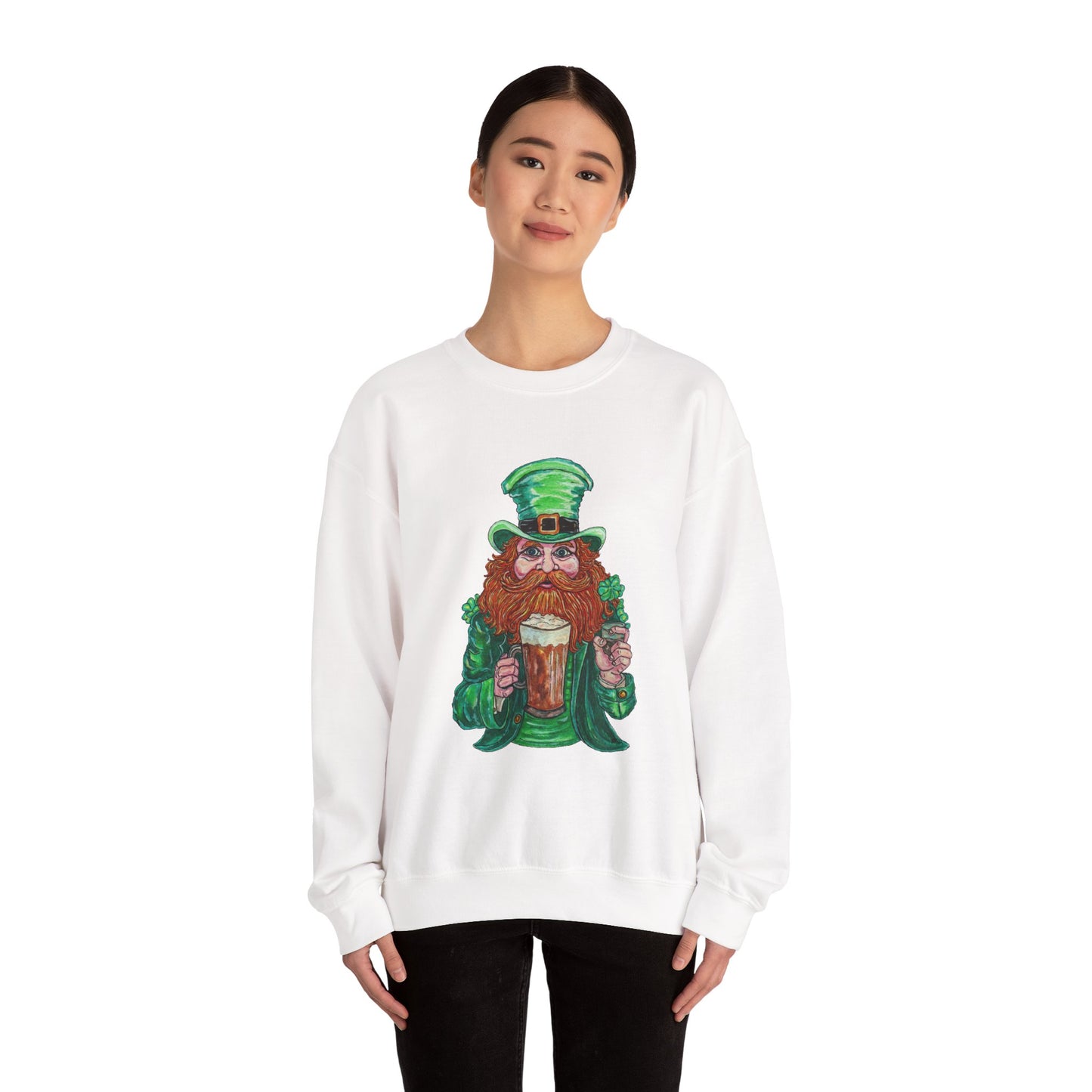 Drunken Leprechaun Unisex Heavy Blend™ Crewneck Sweatshirt