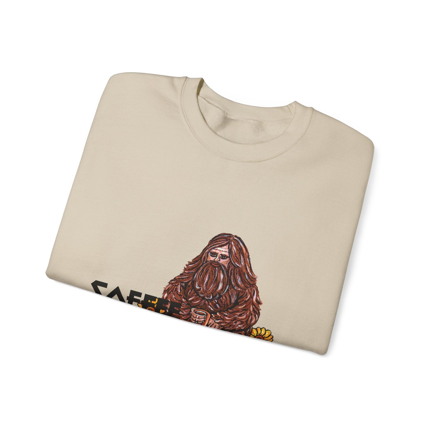 Coffee With Sasquatch Unisex Heavy Blend™ Crewneck Sweatshirt