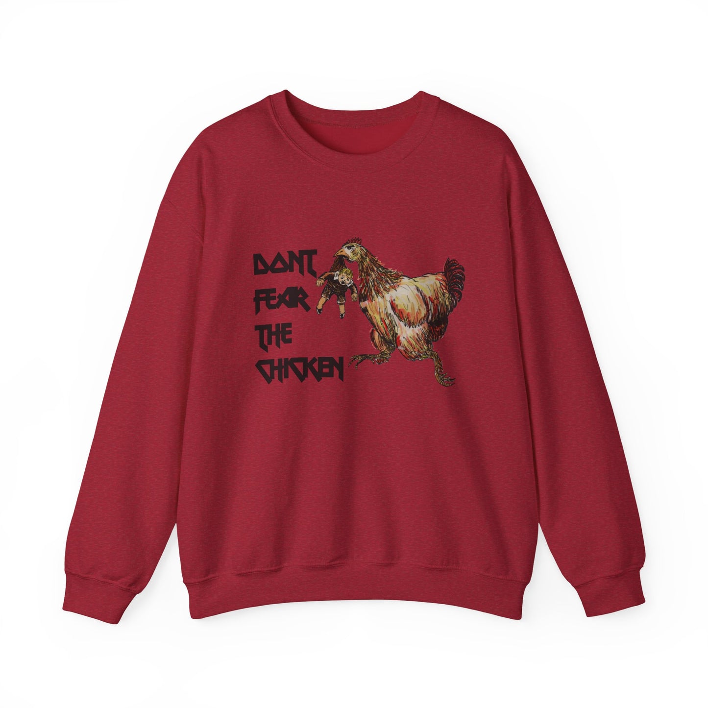 Don't Fear the Chicken Unisex Heavy Blend™ Crewneck Sweatshirt