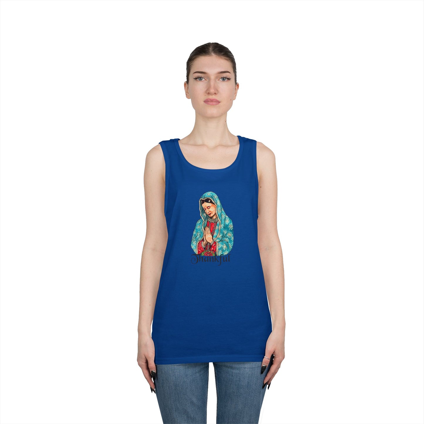 Thankful Unisex Heavy Cotton Tank Top