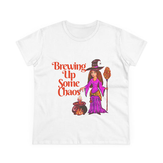 Brewing Up Some Chaos Women's Midweight Cotton Tee