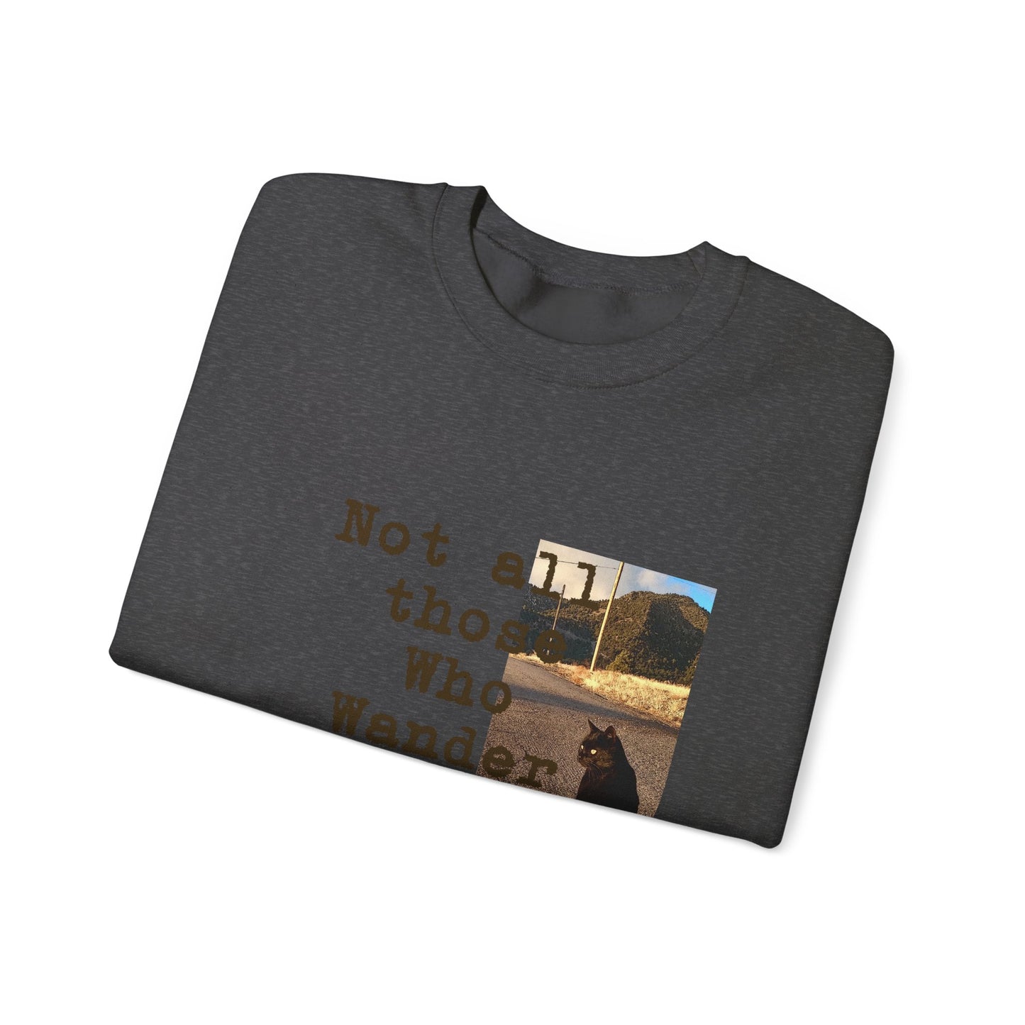 Wandering Kitty Unisex Heavy Blend™ Crewneck Sweatshirt