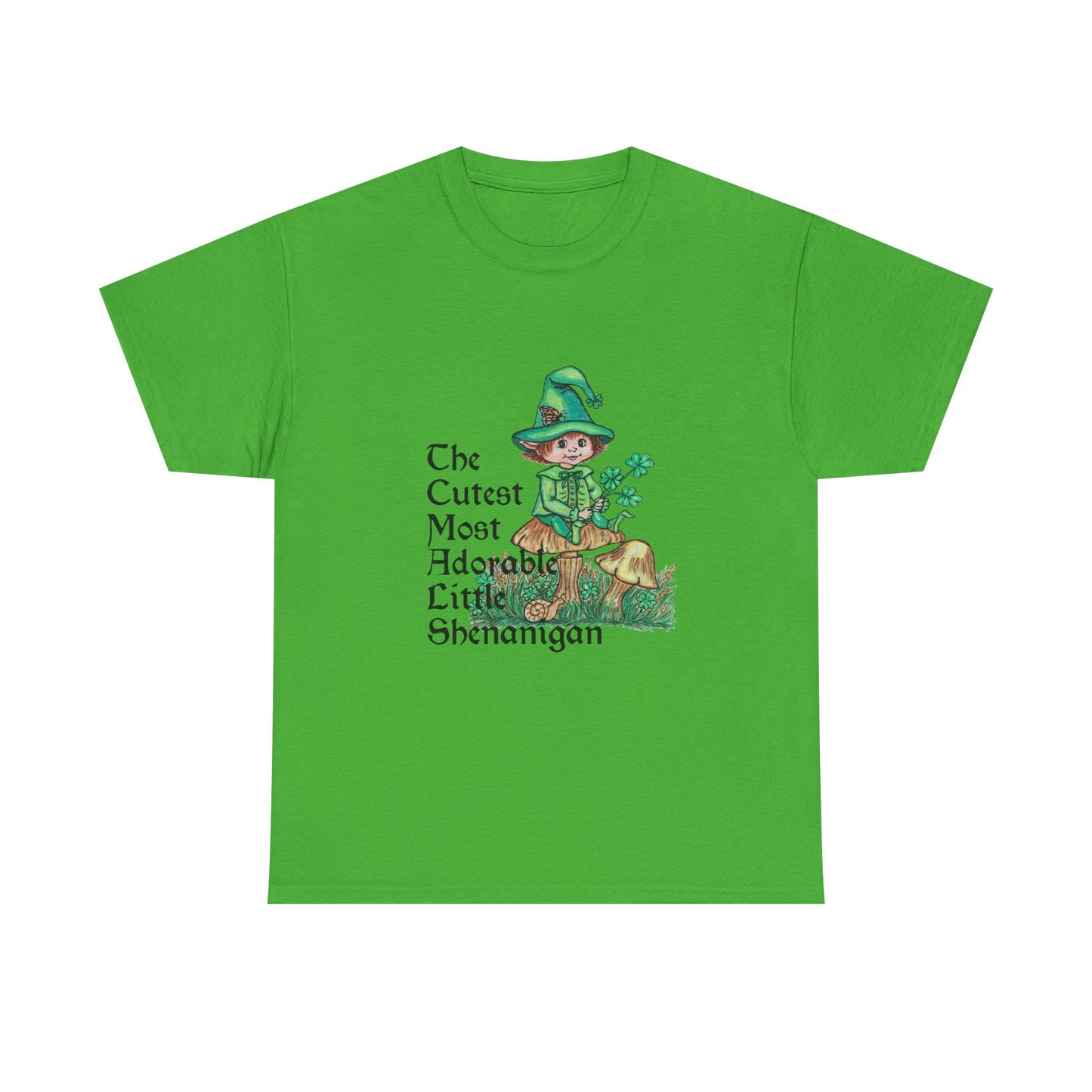 Cutest Leprechaun Unisex Heavy Cotton Tee