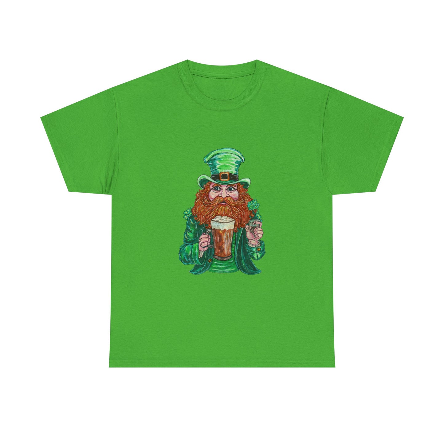 Drunken Leprechaun Unisex Heavy Cotton Tee