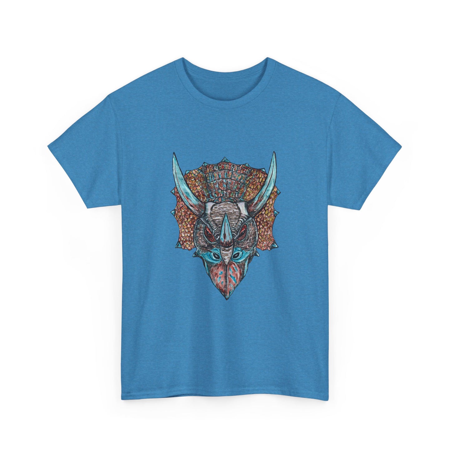 Triceratops Unisex Heavy Cotton Tee