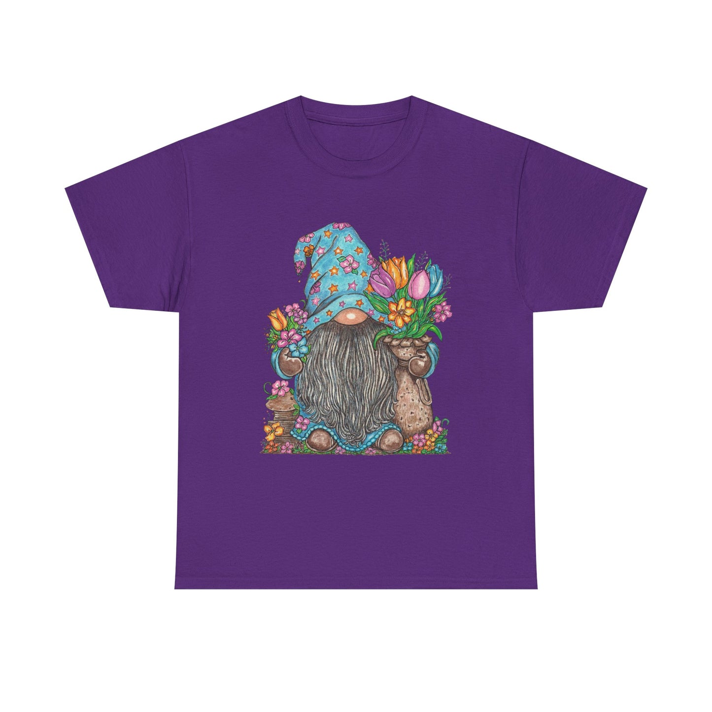Gardening Gnome Unisex Heavy Cotton Tee