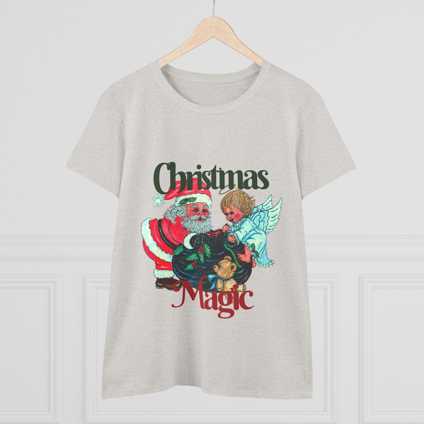 Christmas Magic Women's Midweight Cotton Tee