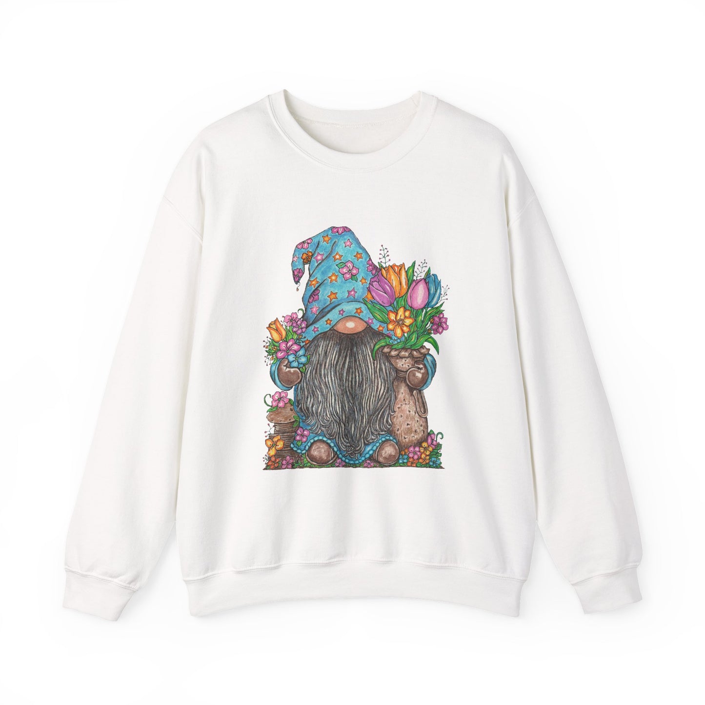Gardening Gnome Unisex Heavy Blend™ Crewneck Sweatshirt