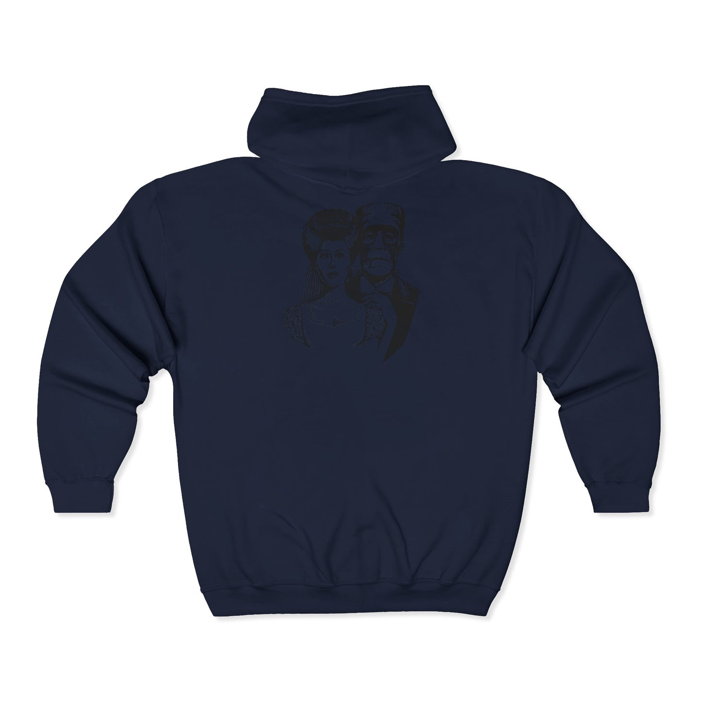 Frankenstein and Bride Unisex Heavy Blend™ Full Zip Hooded Sweatshirt