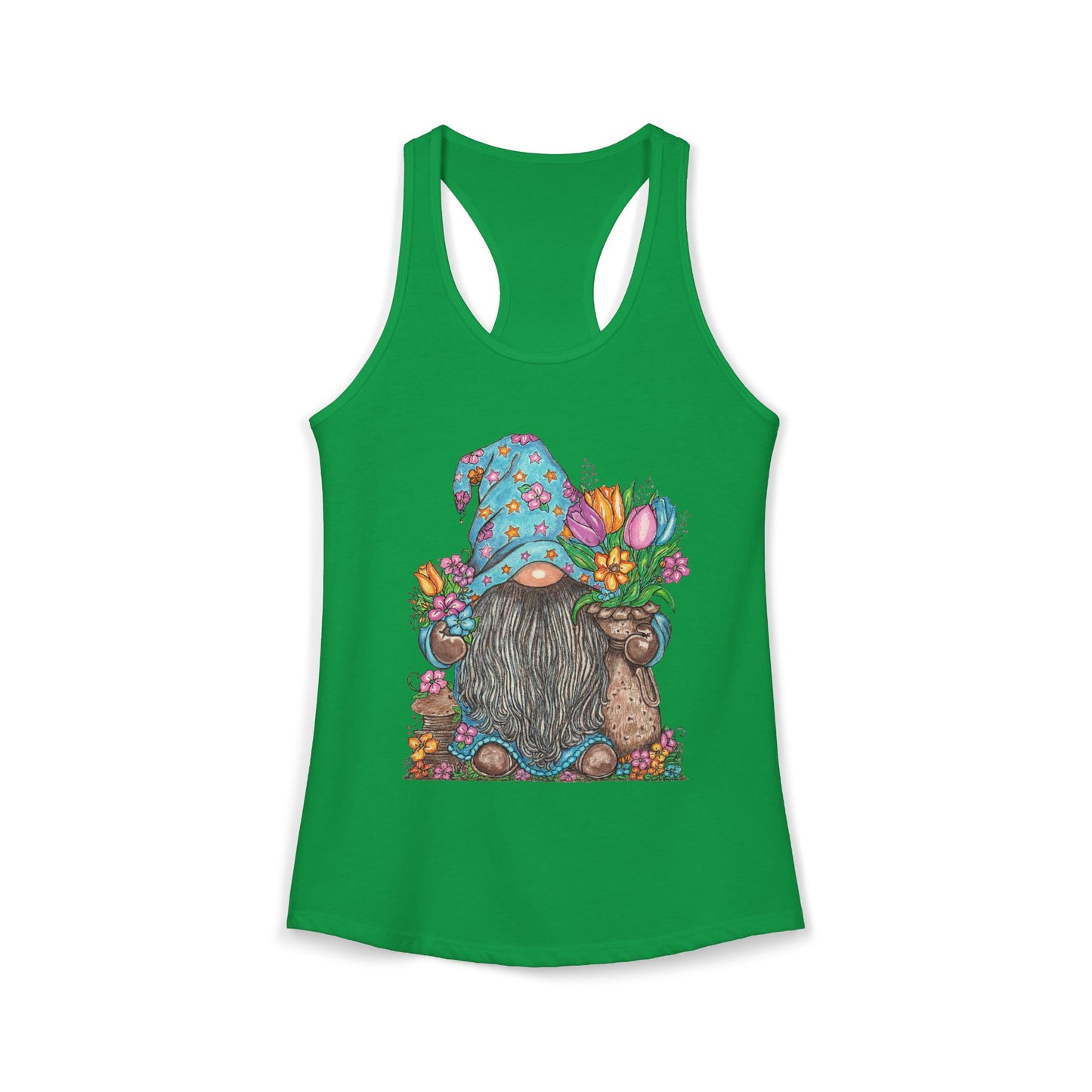 Gardening Gnome Women's Ideal Racerback Tank