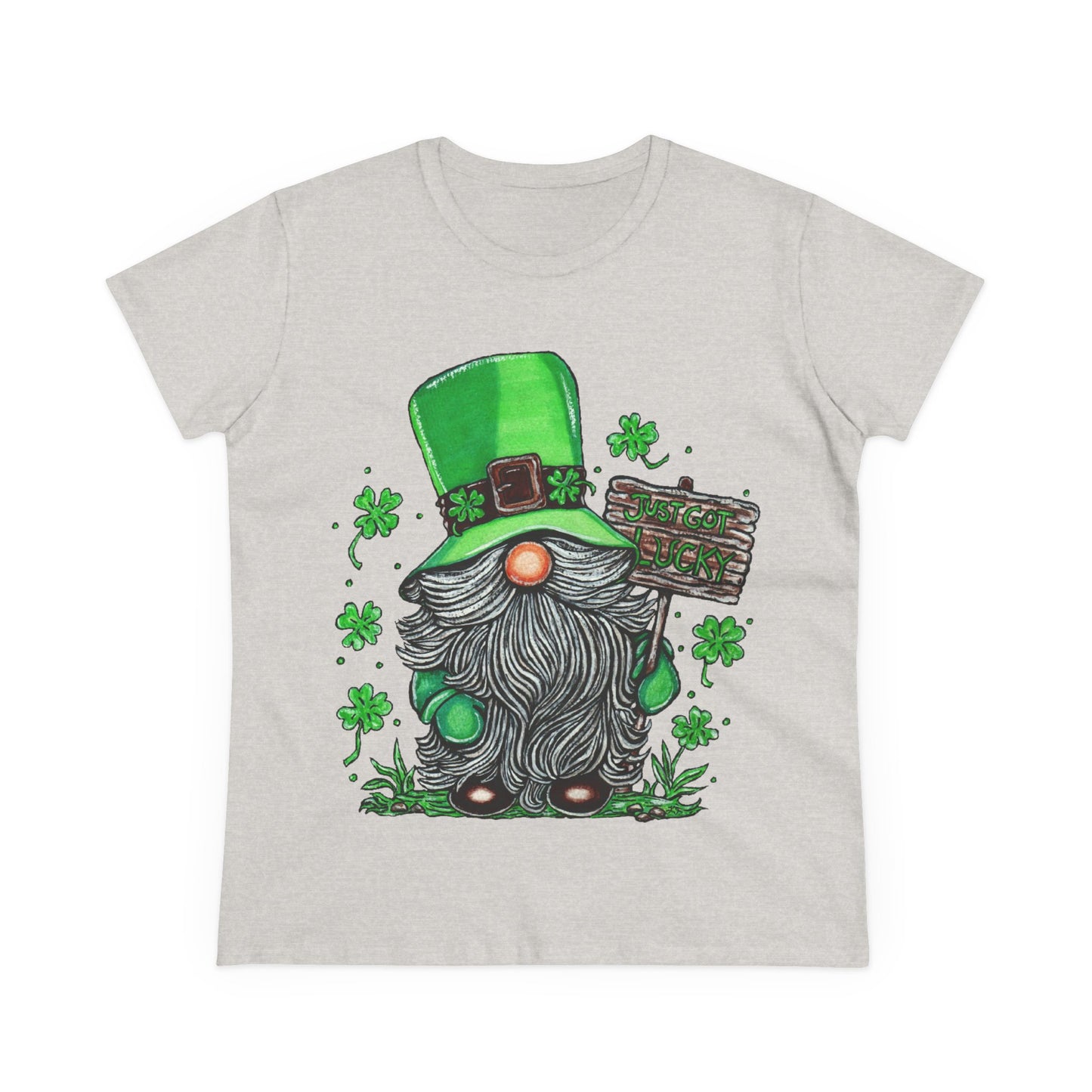 Gnomish Leprechaun Women's Midweight Cotton Tee