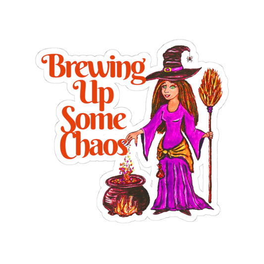 Brewing Up Some Chaos Kiss-Cut Stickers