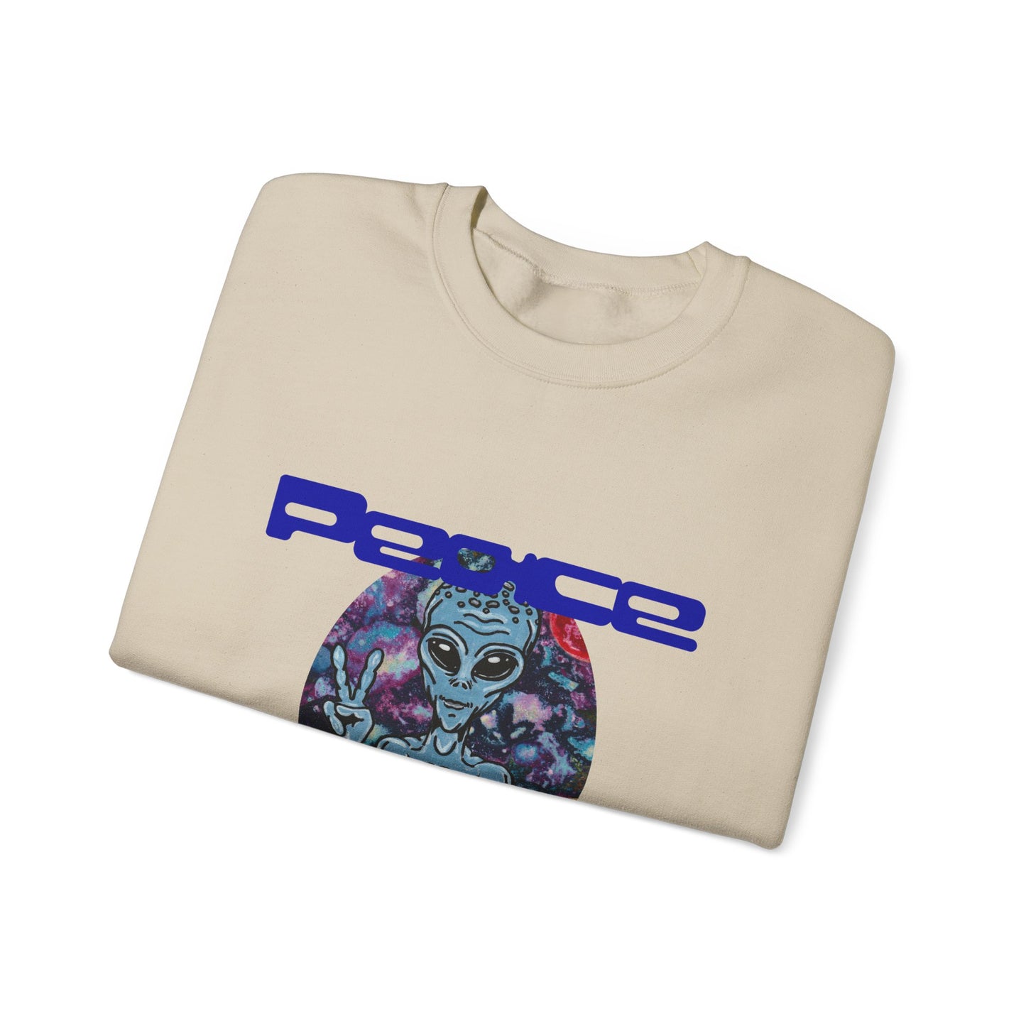 Peace Out Unisex Heavy Blend™ Crewneck Sweatshirt