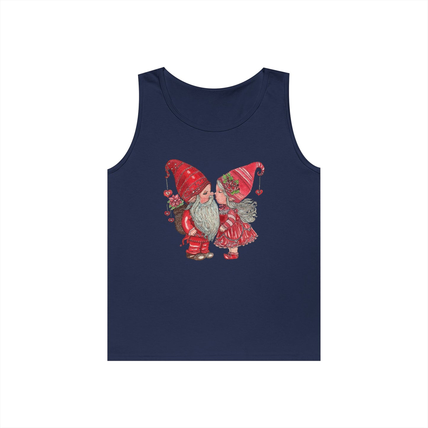 Gnome Lovers Unisex Heavy Cotton Tank Top