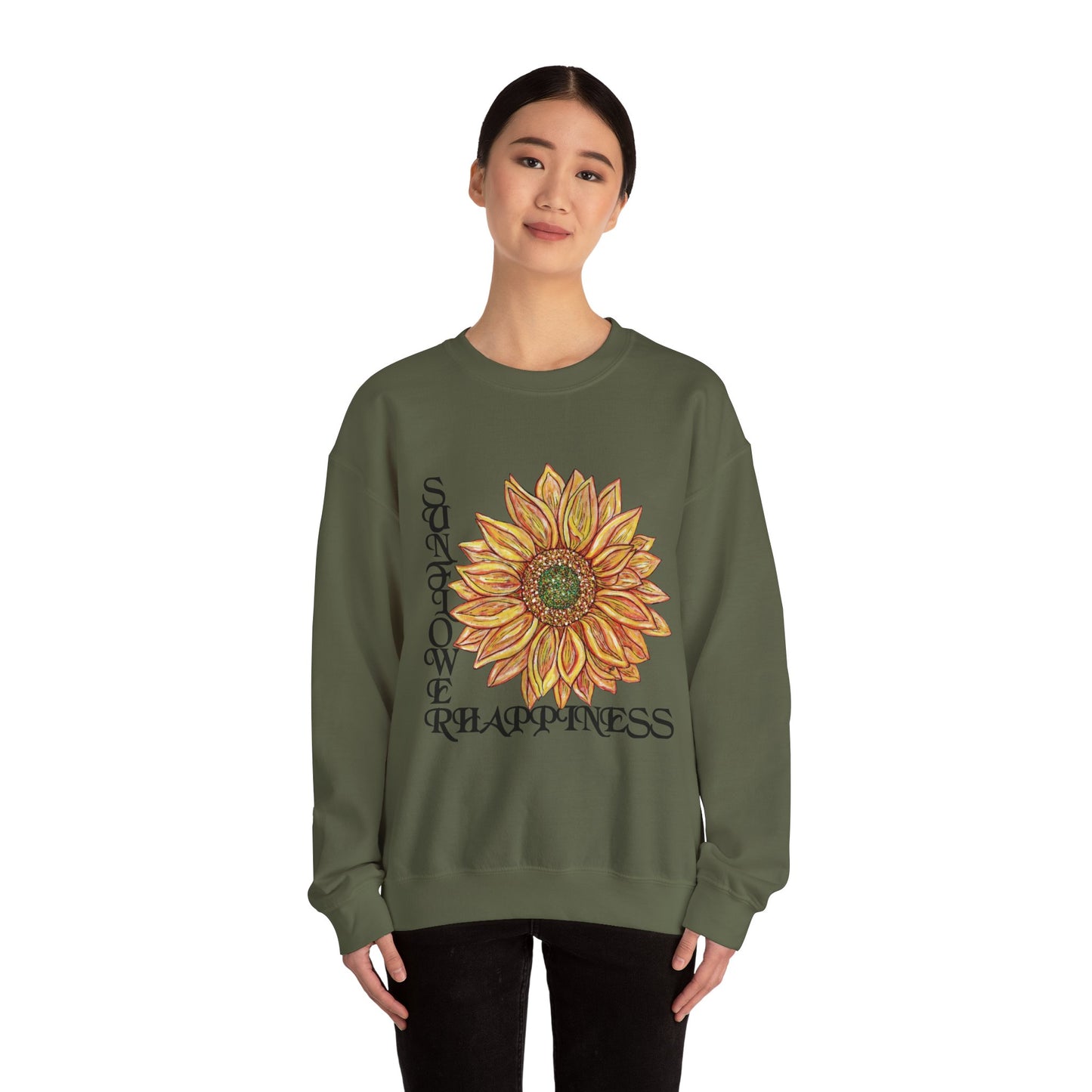 Sunshine and Happiness Unisex Heavy Blend™ Crewneck Sweatshirt