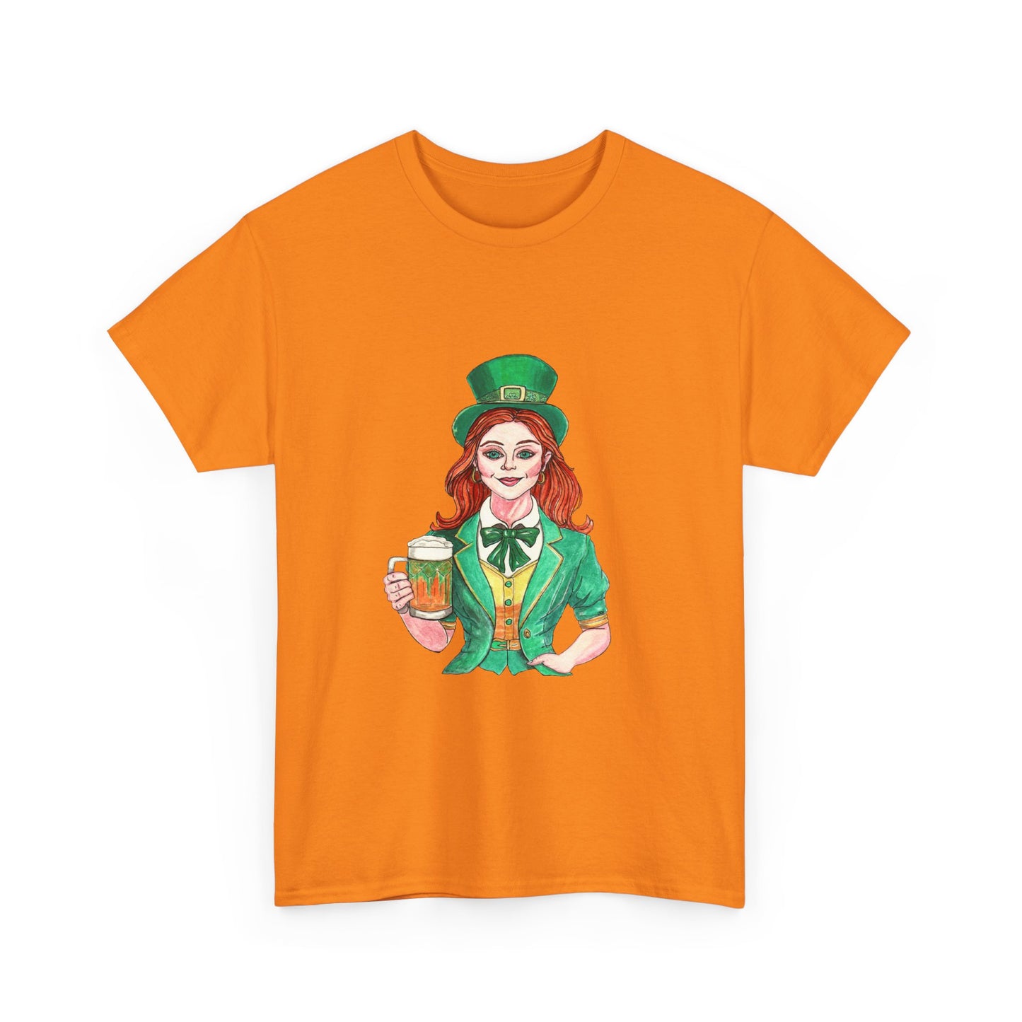 Paddys Day Cheers Unisex Heavy Cotton Tee