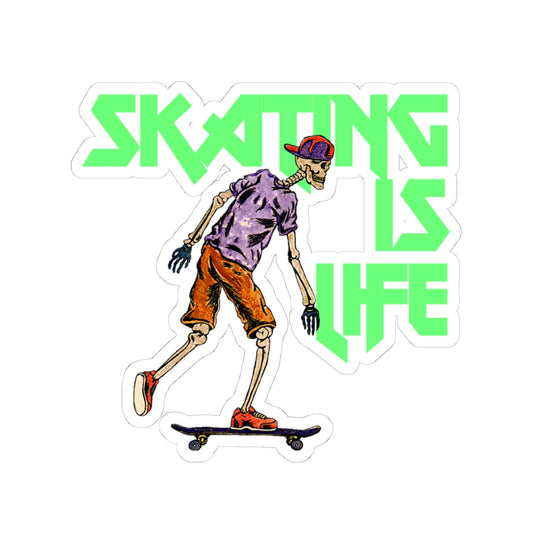 Skating is Life Kiss-Cut Stickers