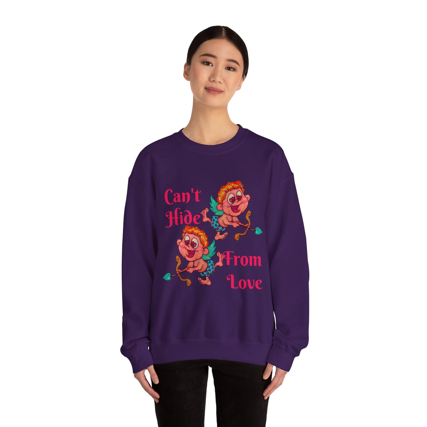 Can't Hide From Love Unisex Heavy Blend™ Crewneck Sweatshirt