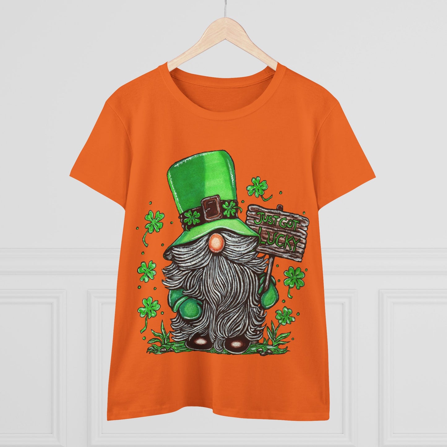 Gnomish Leprechaun Women's Midweight Cotton Tee