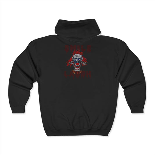 Smile, Laugh Unisex Heavy Blend™ Full Zip Hooded Sweatshirt