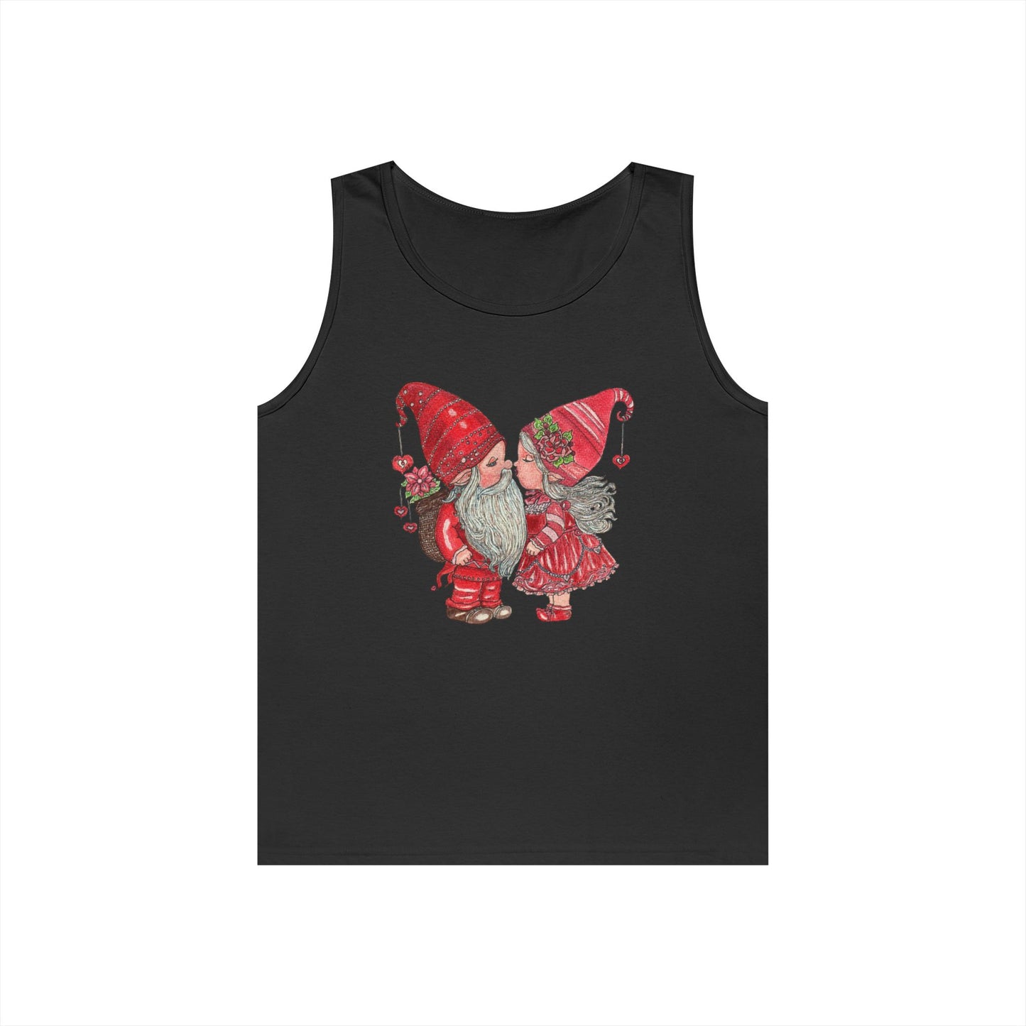 Gnome Lovers Unisex Heavy Cotton Tank Top
