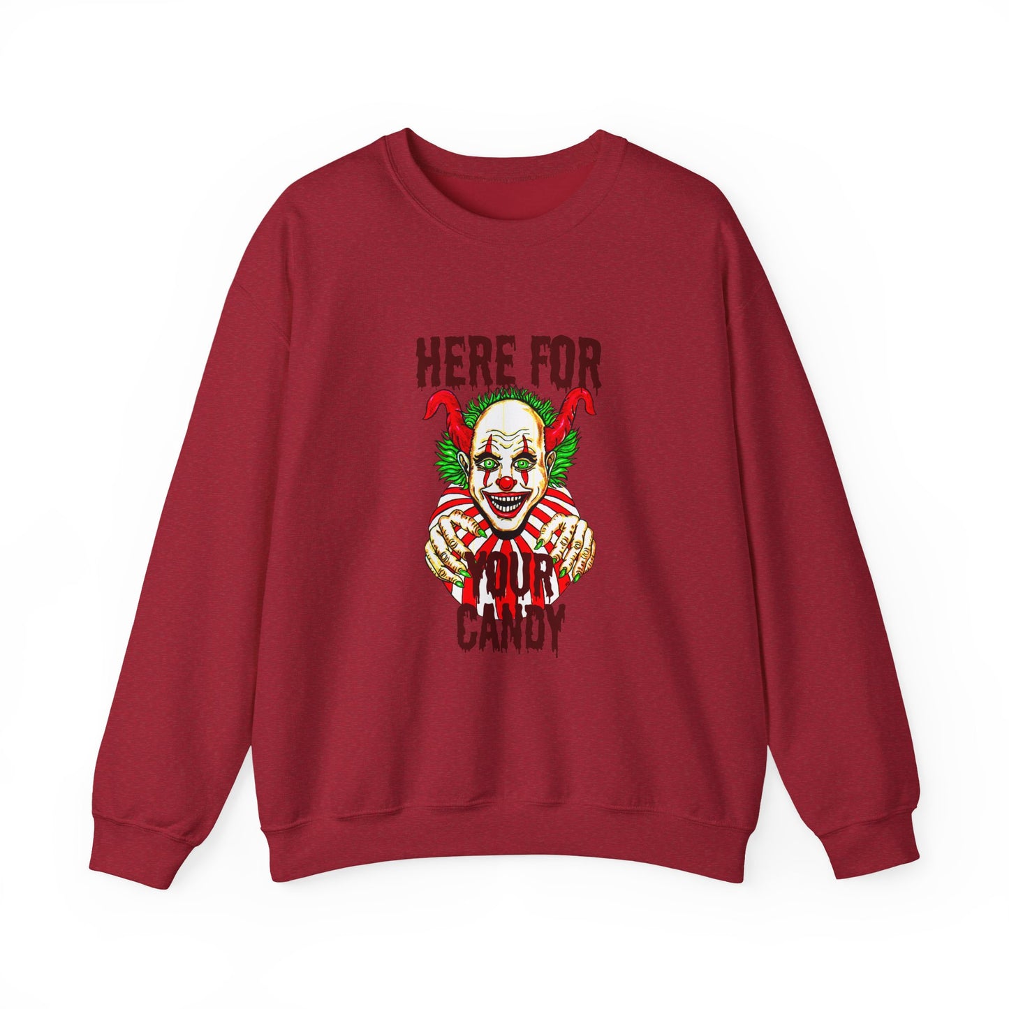 Here for Your Candy Unisex Heavy Blend™ Crewneck Sweatshirt