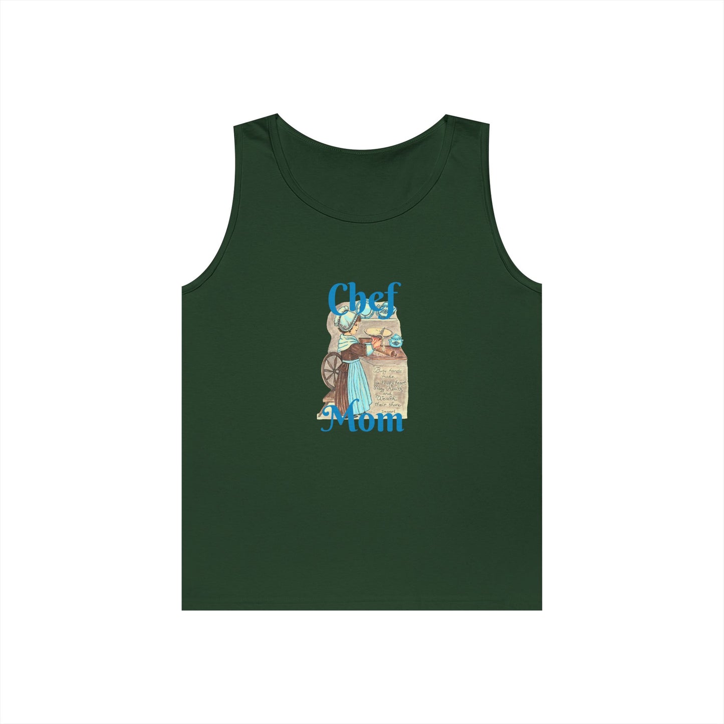Chef Mom Unisex Heavy Cotton Tank Top