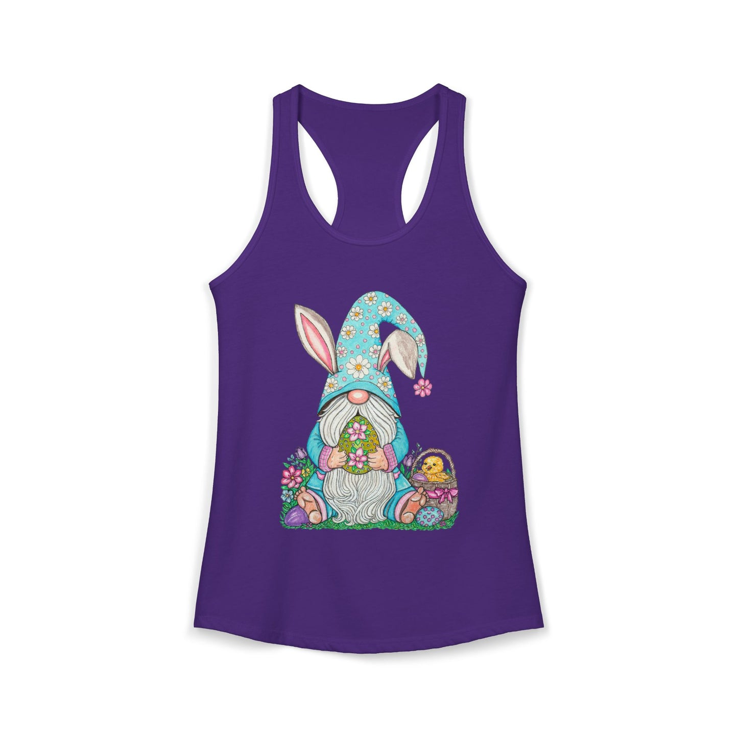 Easter Gnome Women's Ideal Racerback Tank