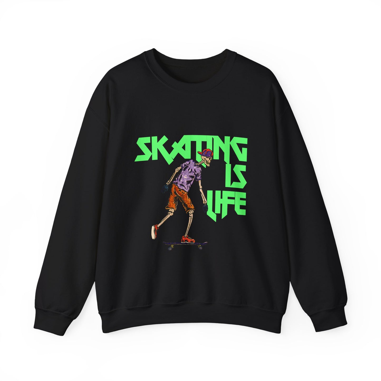Skating is Life Unisex Heavy Blend™ Crewneck Sweatshirt