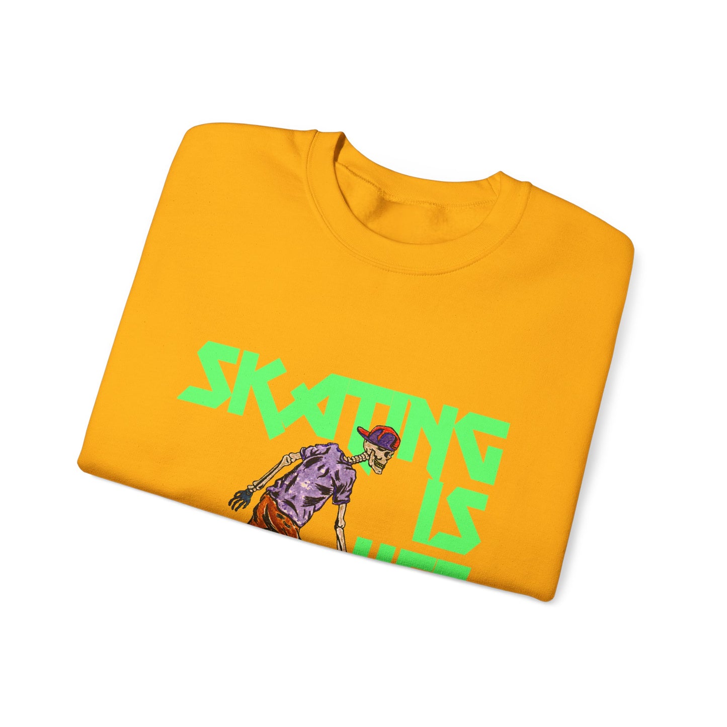 Skating is Life Unisex Heavy Blend™ Crewneck Sweatshirt