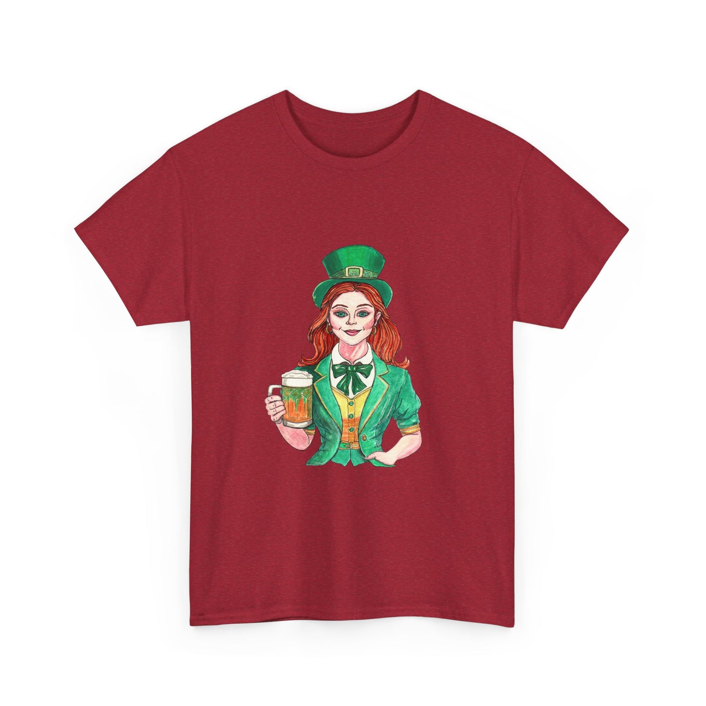 Paddys Day Cheers Unisex Heavy Cotton Tee