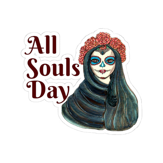 All Souls Day Kiss-Cut Stickers
