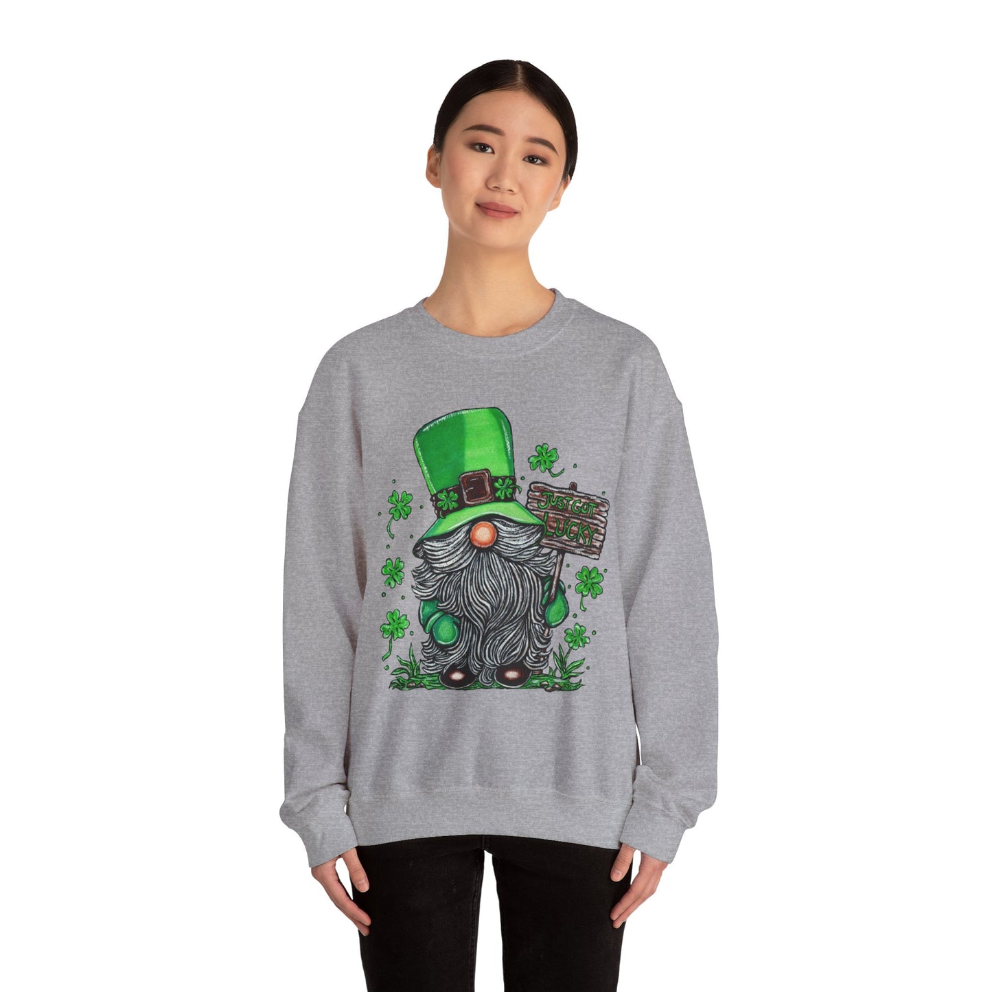 Gnomish Leprechaun Unisex Heavy Blend™ Crewneck Sweatshirt