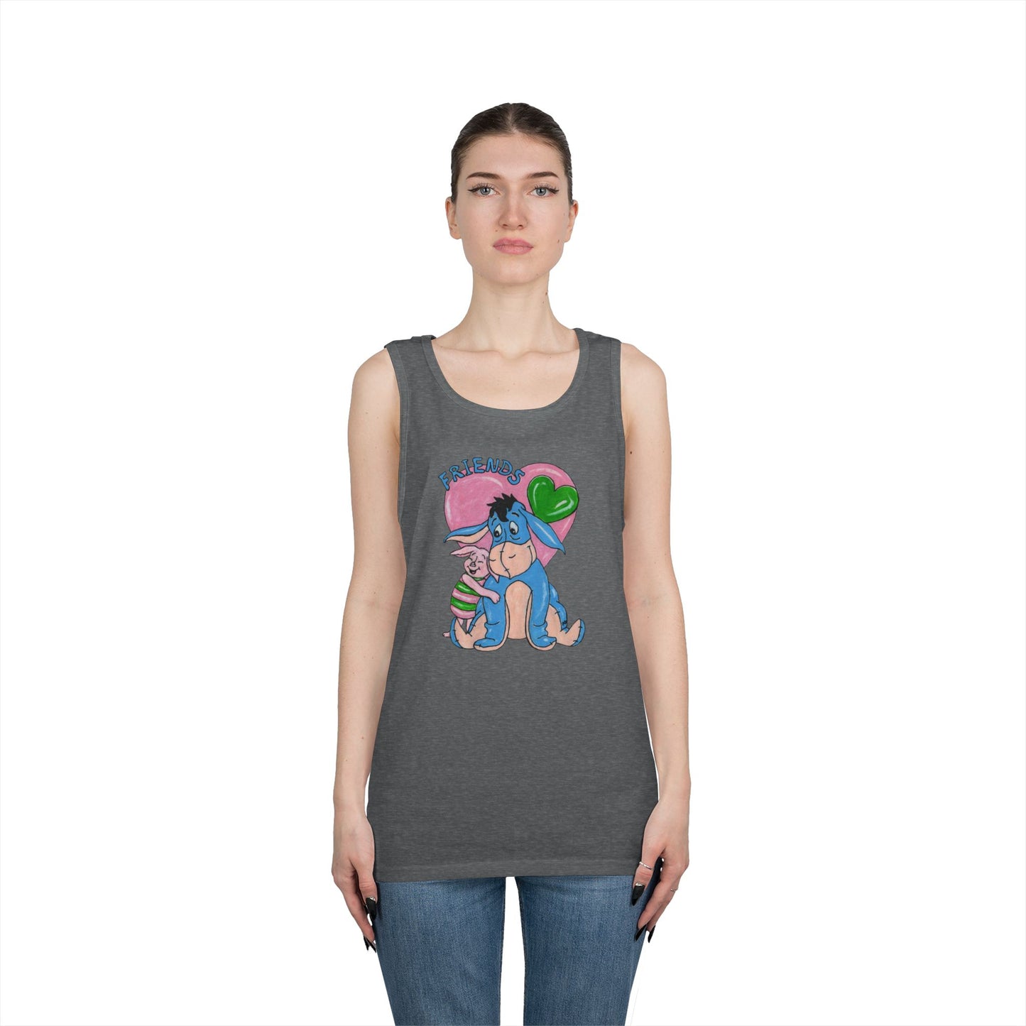 Best Friends Unisex Heavy Cotton Tank Top
