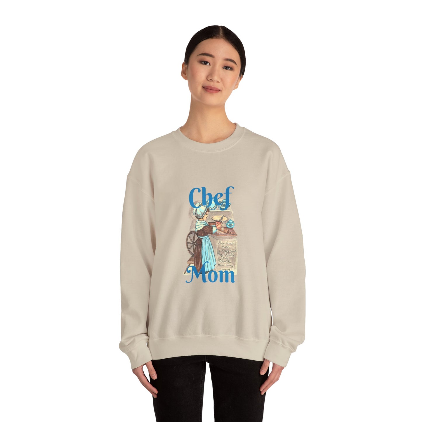 Chef Mom Unisex Heavy Blend™ Crewneck Sweatshirt